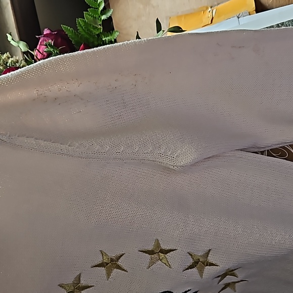 Kiel James Patrick Anchor Starboard Cotton Sweater Medium Blue Gold GUC - Picture 12 of 13